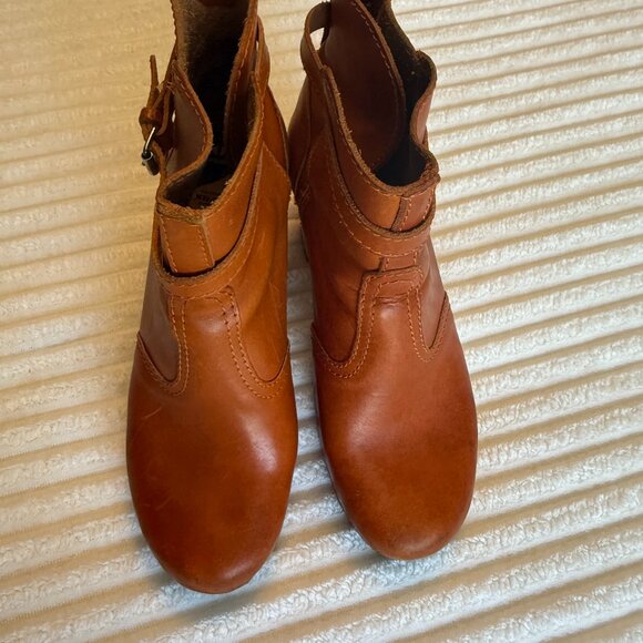 Swedish Hasbeens Jodhpur Natural Brown Leather Boots | Size 40 - Picture 1 of 13
